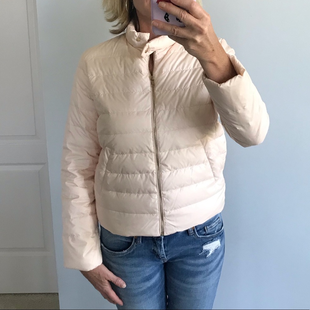 ♥️SIZE SMALL♥️Puffer Jacket in Light Peach - Picture 2 of 5